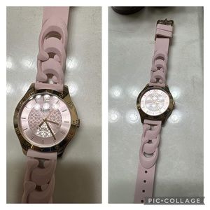 Coach light pink watch